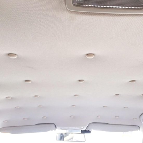 Dakhemel Reparatiekit - Auto Hemel - Auto Interieur Herstellen - Universele Montage - 60 Delen - Grijs — afbeelding 3