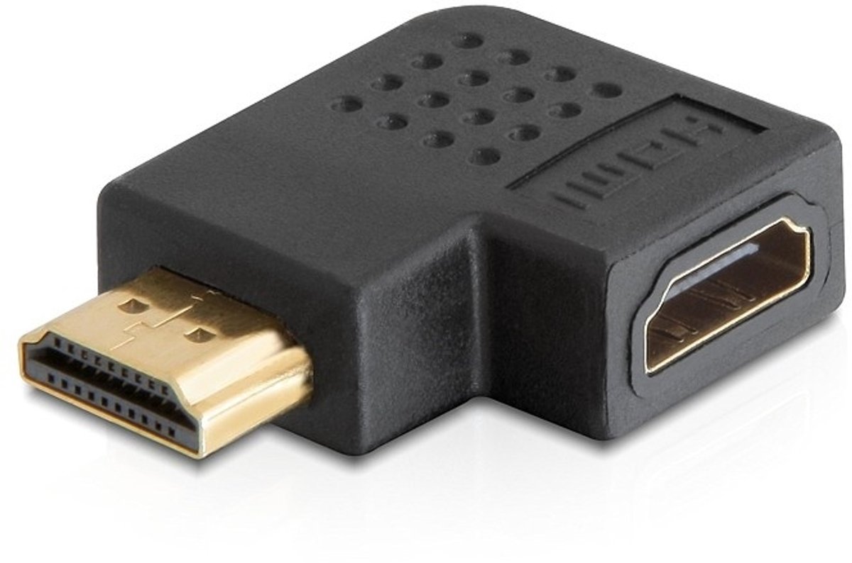 Delock - Adapter HDMI St zu Bu 90Grad gewinkelt-rechts