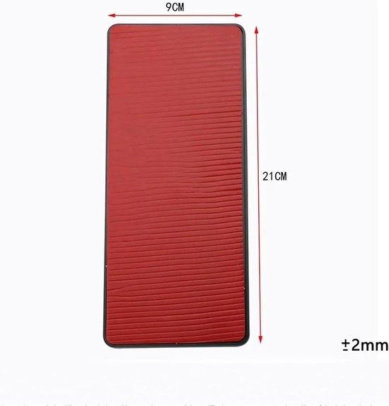 Pedaalhoezen Auto - Voetsteun Pedaal - Veiliger Rijden - Antislip Grip - 25x10x5 cm - Zilver — afbeelding 3