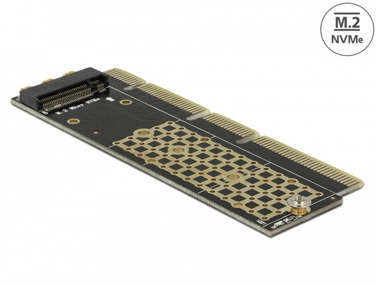 Delock PCI Express x16 (x4 / x8) Card to 1 x NVMe M.2 Key M for Server
