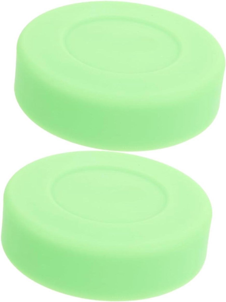 Ijshockey Pucks - Trainings Accessoires - Sport Training - Lichtgewicht Ontwerp - 2 Stuks - Groen