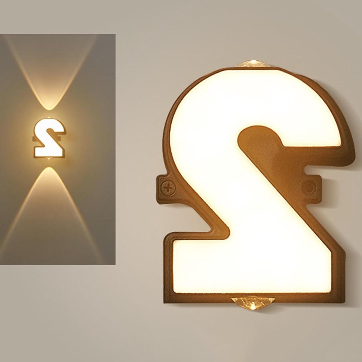 Wandlamp Letters Cijfers - Decoratieve Verlichting - Creëer Tekst - IP65 Waterdicht - 14 c