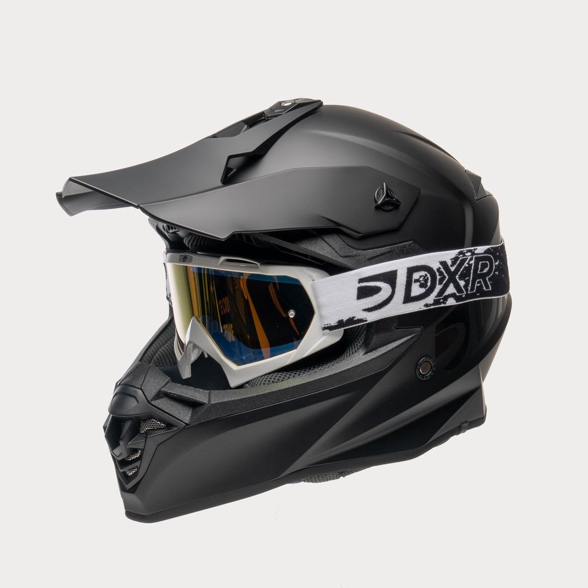 MOTOBLOUZ ARGESS Crosshelm - ECE 22.06 Goedgekeurd - Helm voor Motor, Scooter, Brommer - Motor Crosshelm - Zwart - M – foto 7