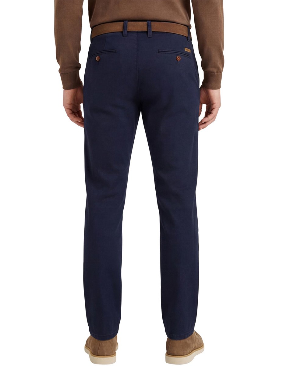 Gardeur katoenen broek donkerblauw