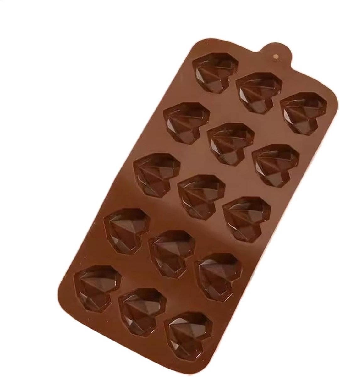 Siliconen bakvormen, hartvormige chocoladevormen, siliconen bakvormen, niet-vette cakevormen, chocolade- en snoepvormen geschikt geschikt voor thuisbakkerijen en bakkerijen.