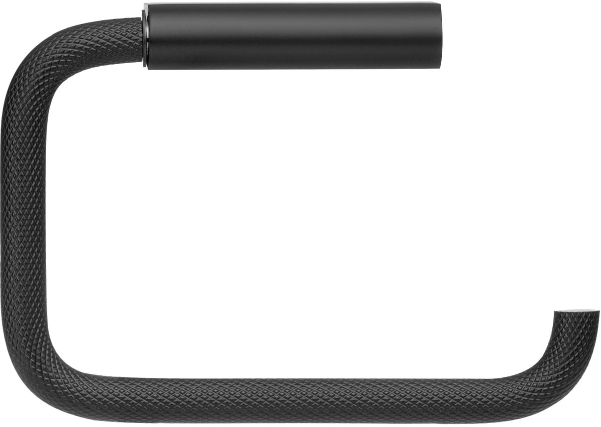 Modo Rof Toiletrolhouder Black | Zwart | Staal