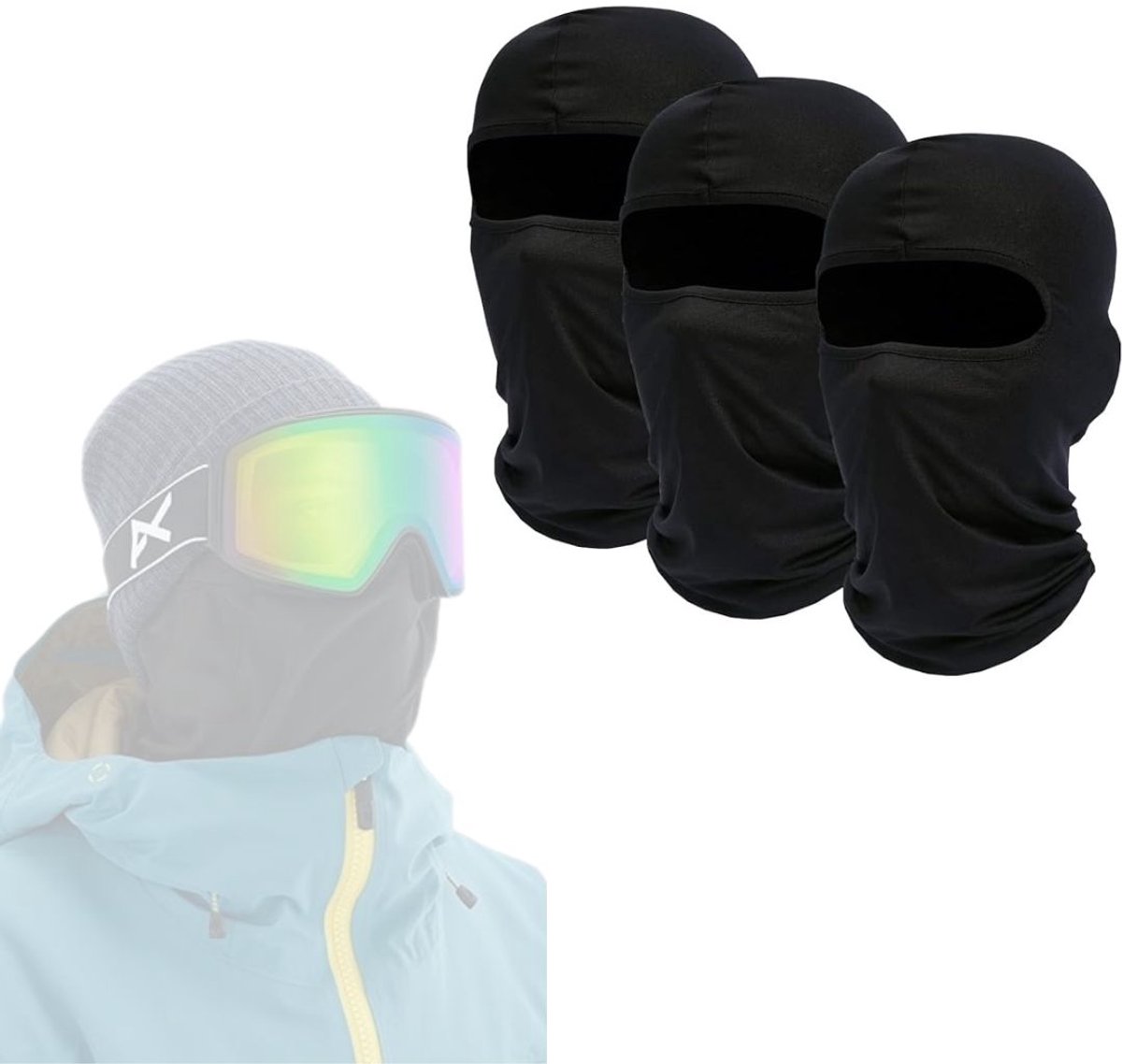 CLVP® Balaclava Bivakmuts Skimask Zwart