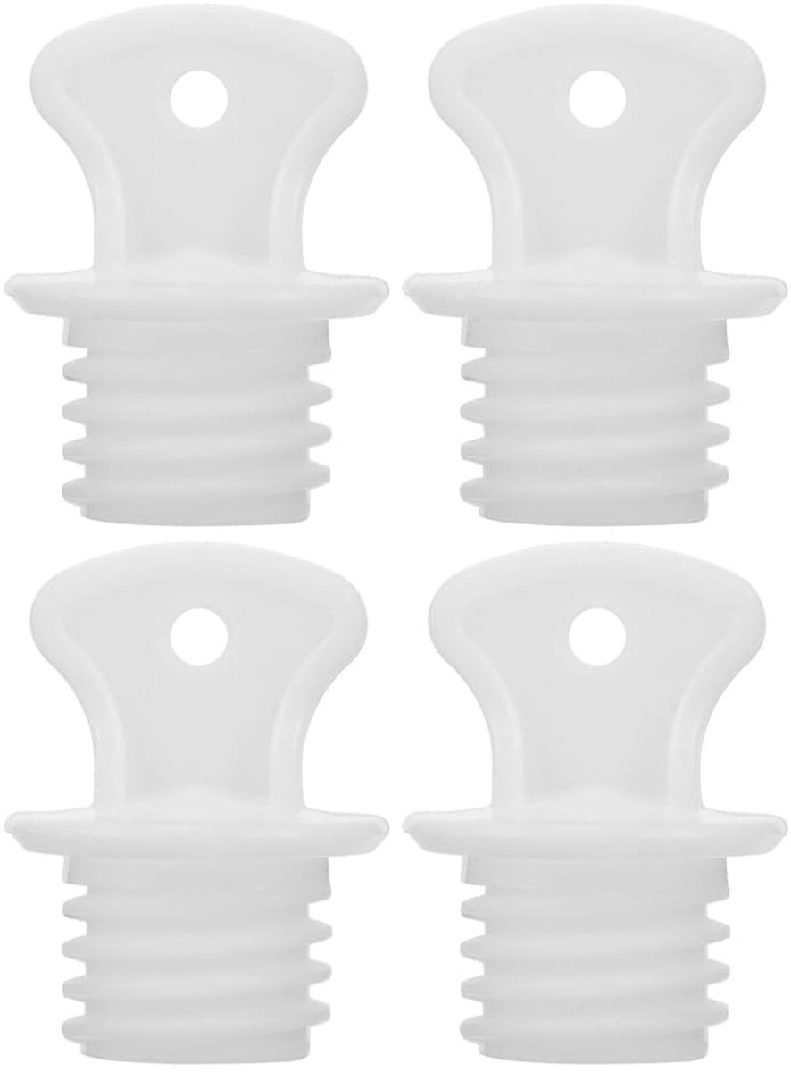 Dailygoods- Warmwaterkruikdeksel - 4 Stuks - Afsluitstopper/Warmwaterzakdeksel - Flessenopzetstuk - Rubber/Waterflesopzetstuk - Eenvoudige Installatie - Veelzijdig Inzetbaar - Warmwaterzak