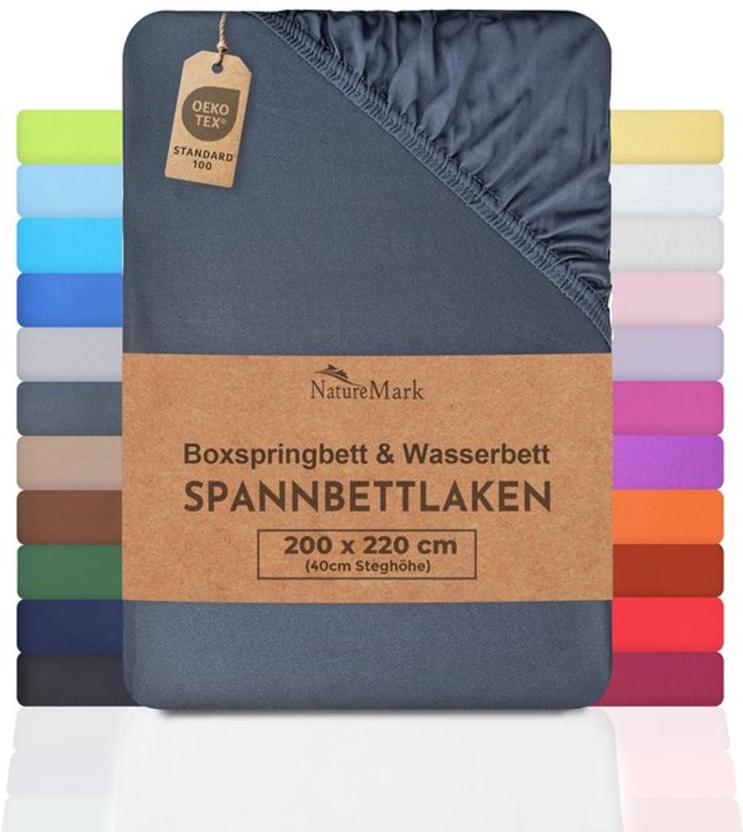 Allecto - Hoeslaken - Jersey hoeslaken - Duurzaam en spanbaar