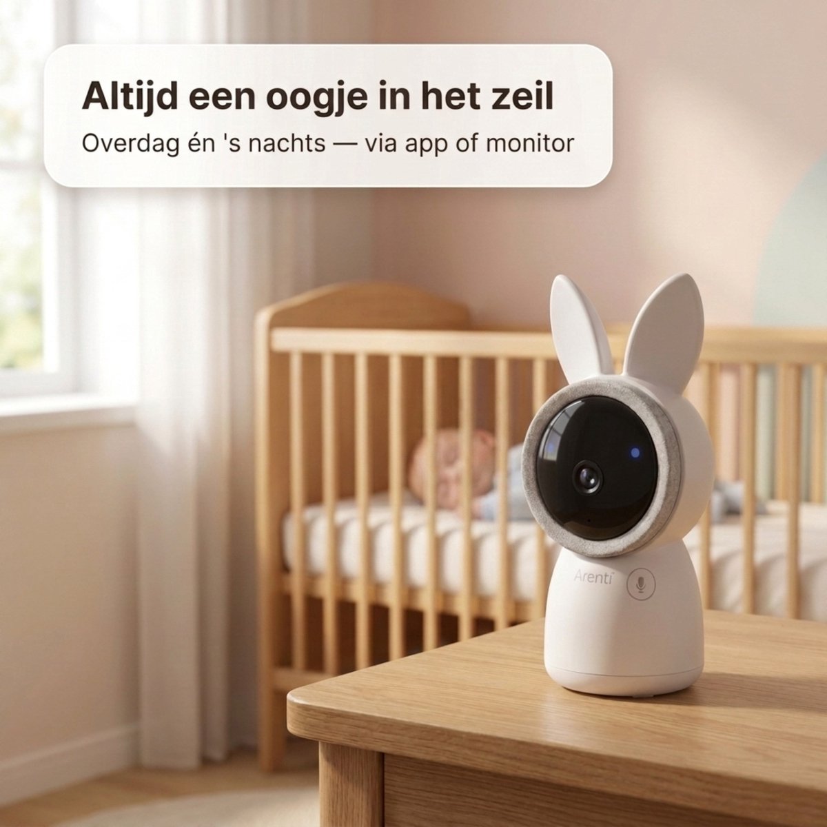Arenti AINanny - Wifi Babyfoon Met 2 Camera's Duopack - Babyfoon met 5 inch scherm - Ultra HD 2K Resolutie thumbnail 5