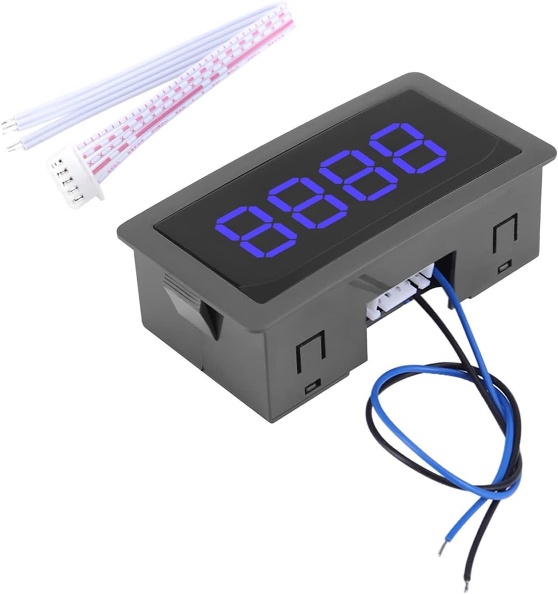 Digitale LED Up/Down Teller met 4 Digitale Weergave van 0-9999, Elektronische Panelen met Kabel voor Precisietelling
