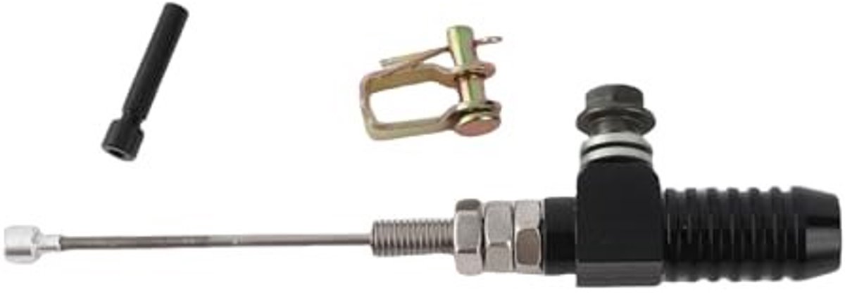 Dailygoods- Rempomp Universeel - Aluminium Legering - M10x1.25mm - Geschikt voor Motorfietsen/ATV's - Zwart - Duurzaam/Corrosiebestendig - Remcilinder