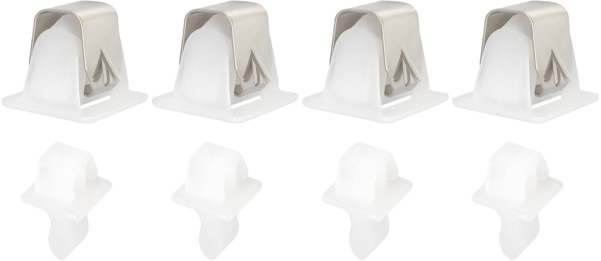 Dailygoods - Set van 4 Drogerdeurgrendels Compatibel met Whirlpool en Maytag