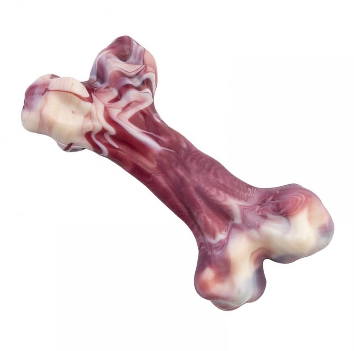 Dailygoods- Kauwbotten met rundvleessmaak - Honden speelgoed - Kauwbotten hond - Kauwbotten hond langdurig - Kauwbotten hond runderhuid - Geschikt voor grote en middelgrote honden - Hondenspeelgoed