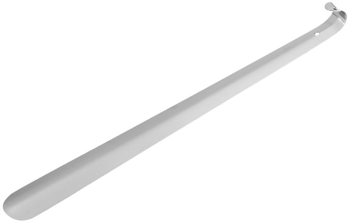 Dailygoods- Schoenlepel Lang - Roestvrij Staal - Ergonomische Handgreep - Dubbelzijdig - Geschikt voor Mannen/Vrouwen/Kinderen - Ideaal voor Reizen - Schoenlepels