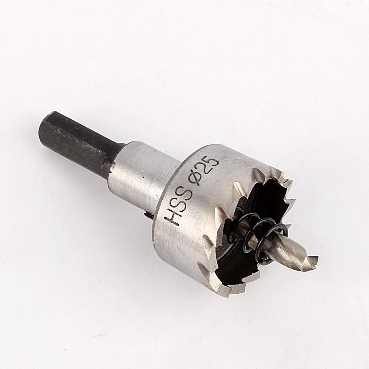 Dailygoods - Hardmetaal Getipte Gatenzaagboor - Zware Gatenzaagboor voor Hard Metaal - 1 Inch - Gatensnijder met Splittip Pilotboor - Ideaal voor Meta...