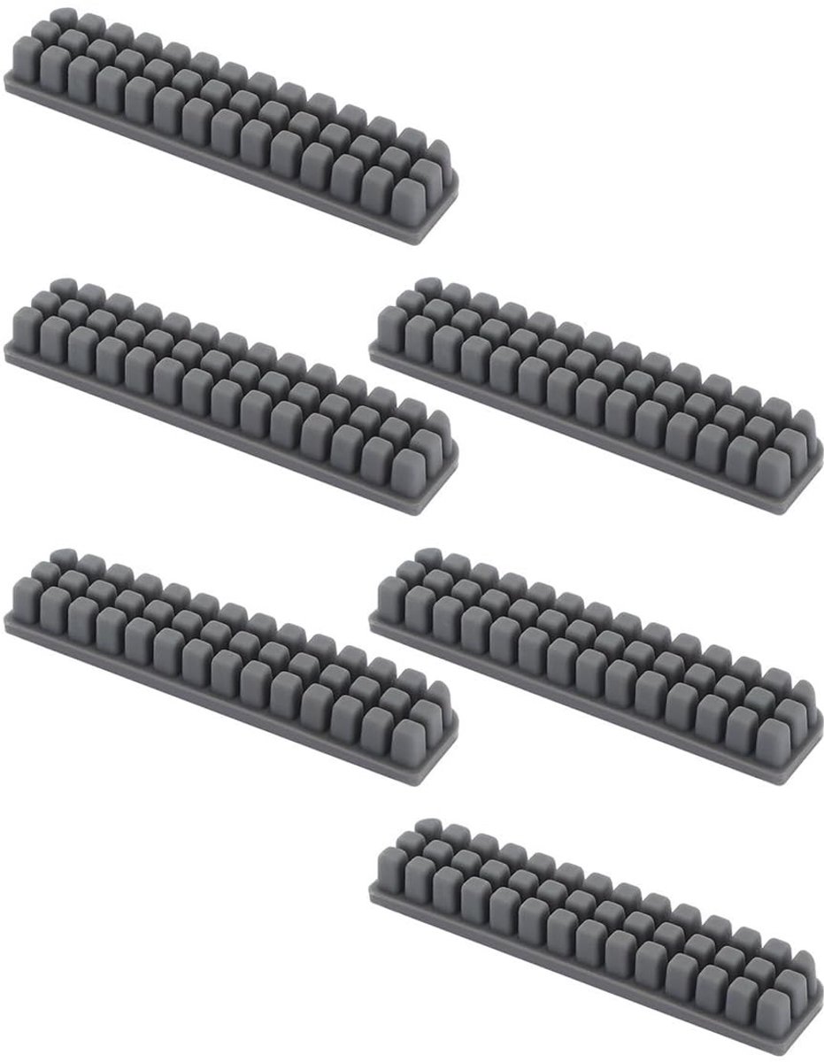 Dailygoods- 3D Printer Nozzle Set - 6PCS Silicone Nozzles - Vervangingsset - Reinigingstool - Flexibel - 4.3 x 8 x 37.5 mm