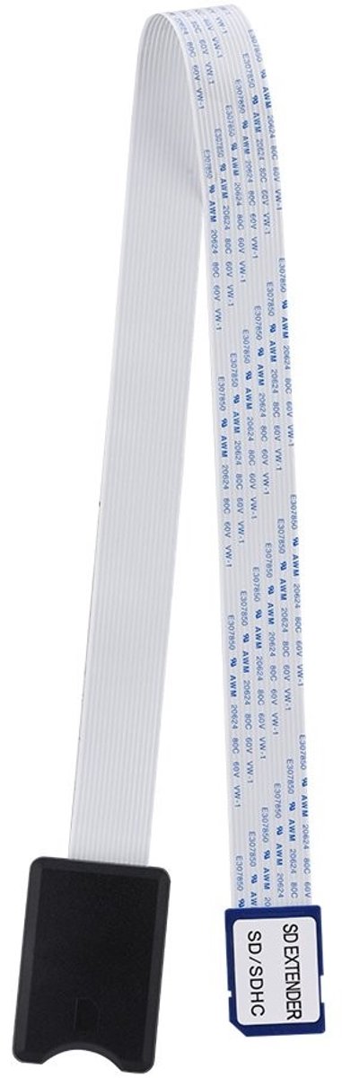 Dailygoods - SD-kaartverlengkabel - Geheugenkaartadapter - Stabiel signaal - Universeel - Geschikt voor SD - Voor auto en GPS