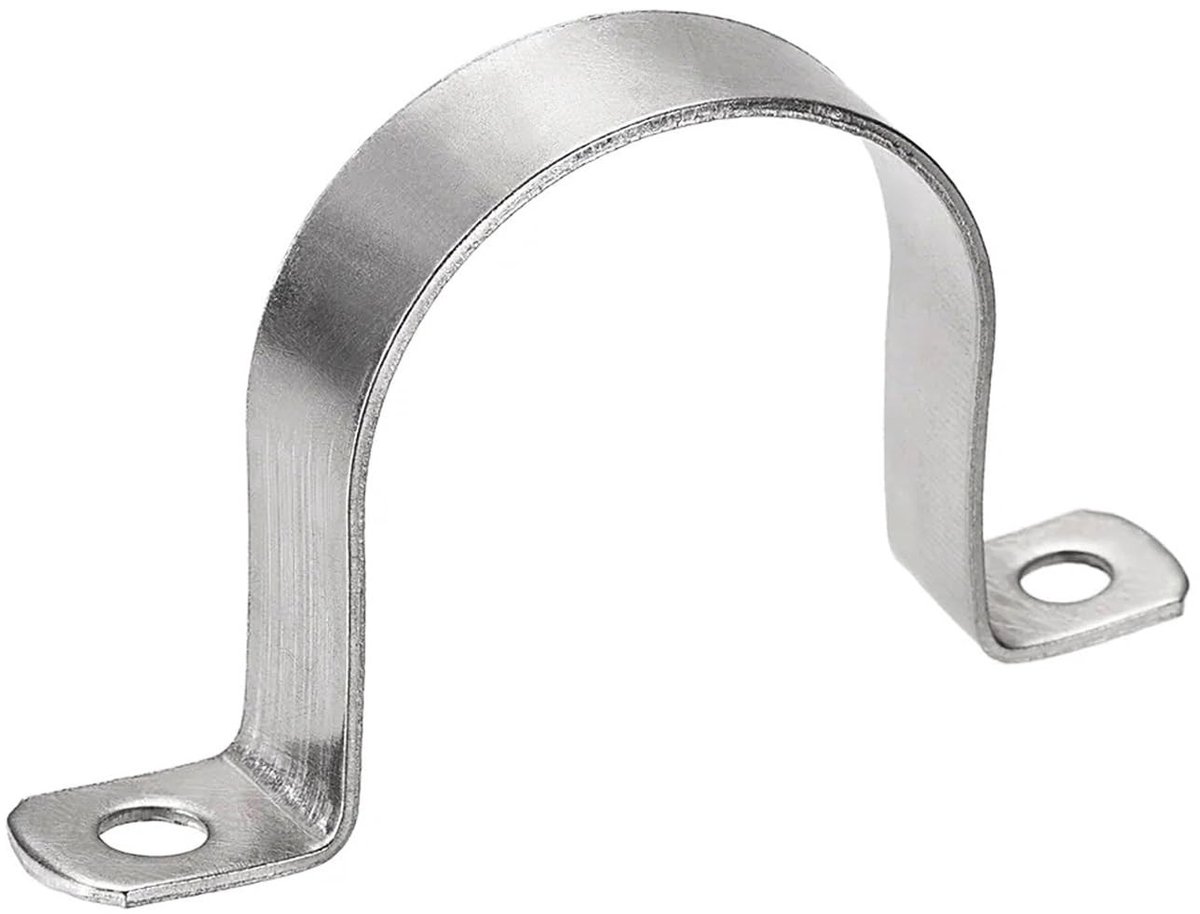 Dailygoods - U-Tube Clamps - Buisklemmen set - 16 stuks - Diameter 40 mm - Perfect voor leidingen en elektrische leidingen - Duurzaam en betrouwbaar
