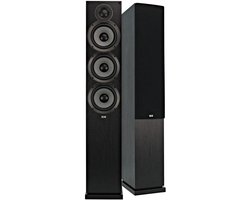 ELAC Debut F6.2 Floorstanding Speakers (Pair), Black Ash