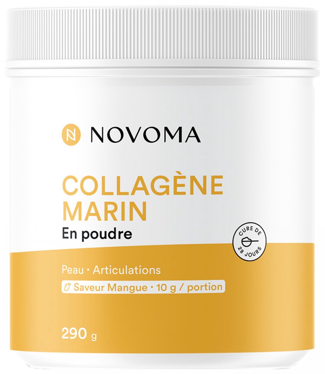 Novoma Marine Collageen Poeder 290 g (Smaak : Mango)