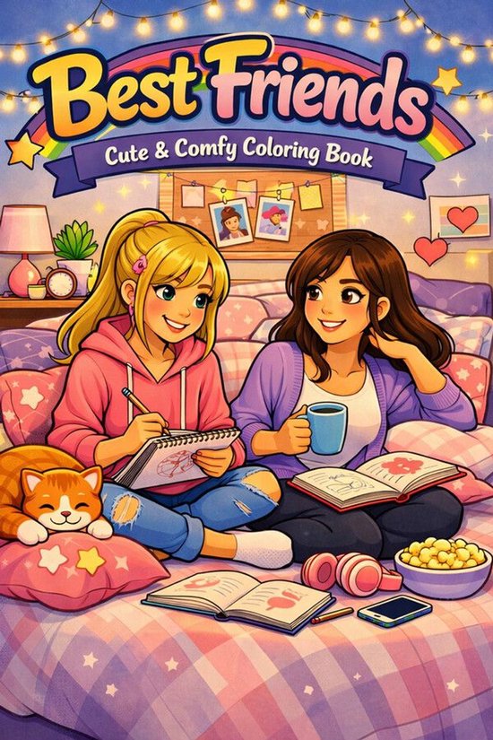 Best Friends: Coloring Book for Adults and Teens Featuring S ... - cover