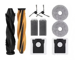 Vervangingsset geschikt voor Dreame X50 Ultra Complete/L50 Pro Ultra/L40s Pro Ulta/X50 Master stofzuiger - reserveonderdelen voor Mova V50 Ultra met 2 dubbele hoofdborstels - 2 filters - 2 dweilpads - 2 Zijborstel - 2 stofzakken