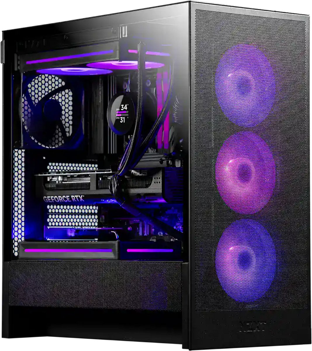 Gaming PC | AMD Radeon RX 9060 XT | AMD Ryzen 9 7900 | 32GB | Nighthawk AMD R96XT