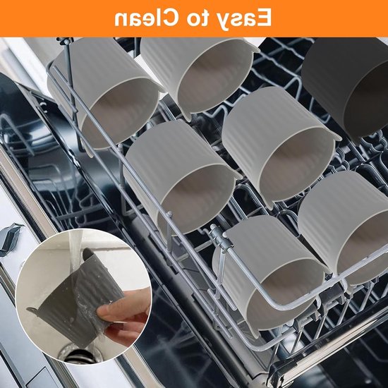 12 Stuks Herbruikbare Siliconen Muffinvormen voor Airfryer, Perfect voor Muffins, Taarten en Eieren van Merkloos — afbeelding 2
