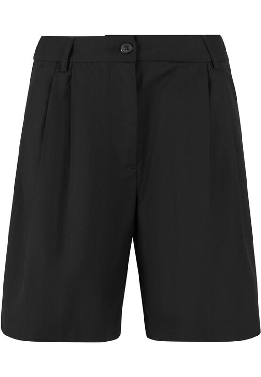 Urban Classics Geplooide Bermuda Dames Shorts – 27 Zwart