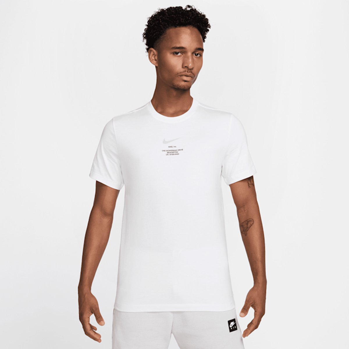 Nike Sportswear Athletic Tee – T-Shirt Heren Wit