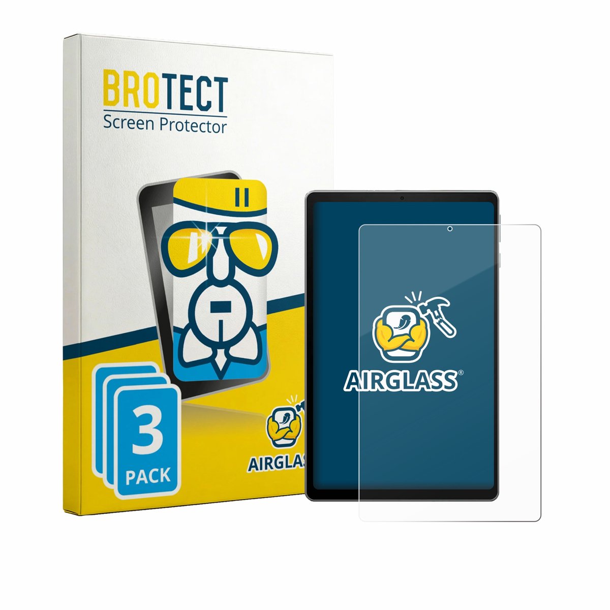 Screenprotector 3 Stuks voor Acer Iconia Tab A11 Beschermglas transparant