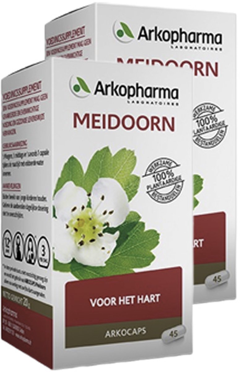 Arkopharma | Arkocaps Meidoorn | 45 Capsules | 2 stuks | 2 x 45 capsules