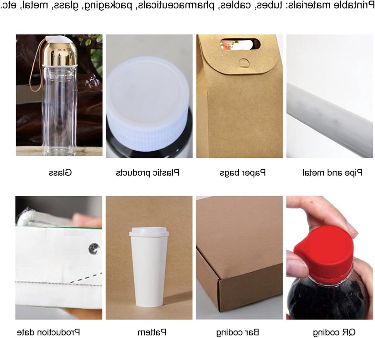Draagbare Inkjet Printer met 40ml Capaciteit voor Sneldrogende Afdrukken op Acryl, Stof en Metaal