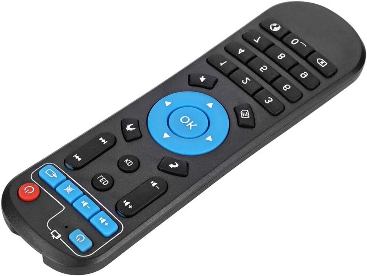 Afstandsbediening voor set-top box met hoge gevoeligheid, compatibel met diverse modellen zoals T95Z Plus en T95U Pro, ideaal voor streaming en entertainment