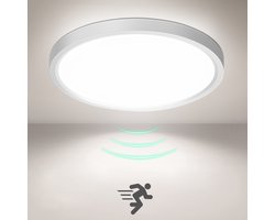 Oraymin LED Plafondlamp met Bewegingssensor 18W - Radar Sensor - 4000K - Ø23cm - Ultradun - Gang Keuken Kelder