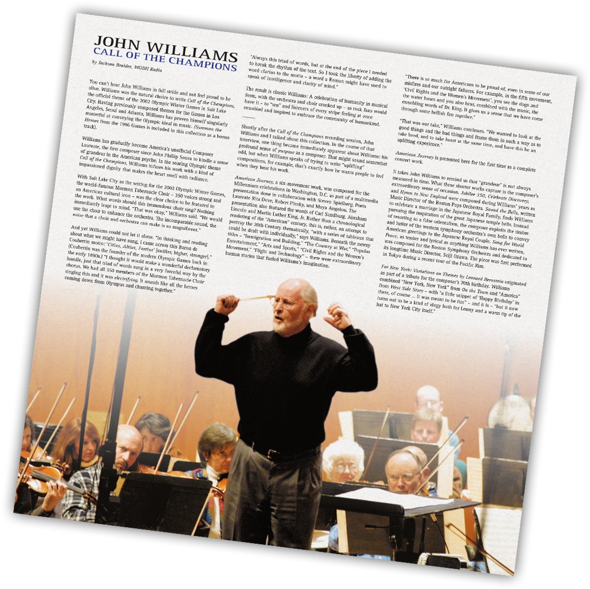 John Williams: Call of the Champions