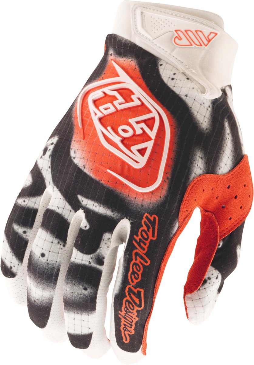 Troy Lee Designs Air Fiets-/Motorhandschoenen Wit Rood Maat M