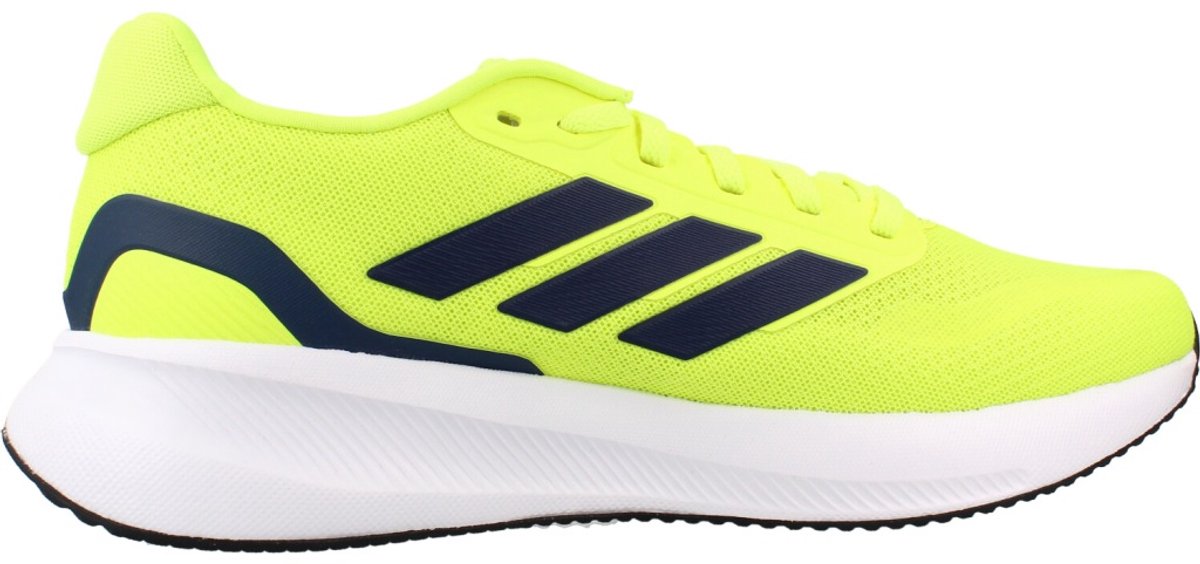 adidas RUNFALCON 5 WIDE Heren Hardloopschoenen Sneaker Sportschoen JQ6980 Solar Geel