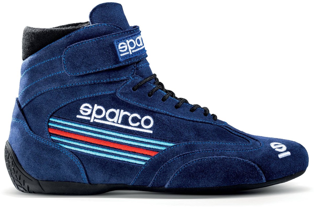 Sparco Top Martini Sneakers - Wit/Marineblauw — 41