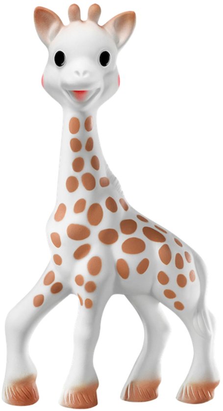 Sophie de giraf - Bijtspeeltje - Bijtspeelgoed - Baby speelgoed - Kraamcadeau - Babyshower cadeau - In wit geschenkdoosje - 100% natuurlijk rubber - Vanaf 0 maanden - 17 cm - Beige/Bruin