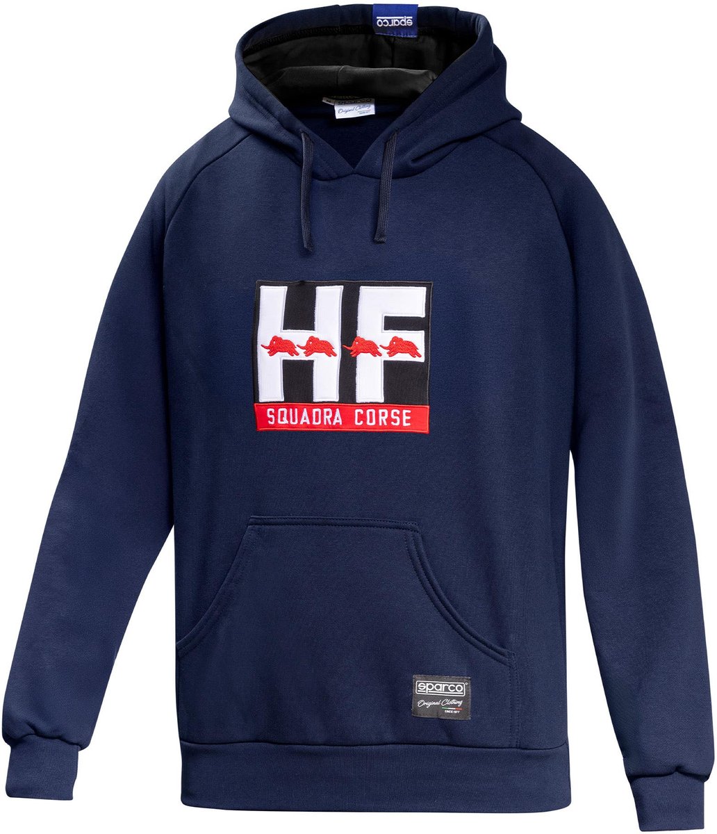Sparco Lancia HF Squadra Corse Hoodie - Marineblauw — XXXL