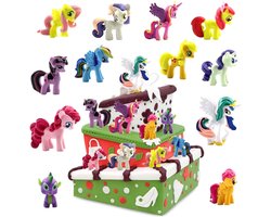 WELLXUNK Unicorn Figure, 12 Pieces Unicorn Cake Decoration, Small Unicorn Figures, Cake Decoration, Unicorn Figures - ShopVlot