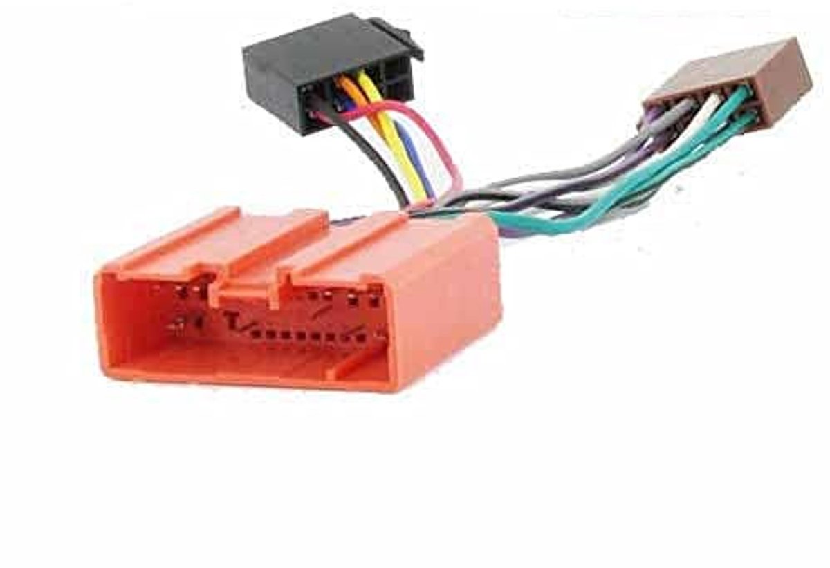 Dailygoody - Universele ISO-kabelboom - Autoradio adapter - Zwart - Connector - Compatibel met Mazda MX-5 MK2.5 2001-2005