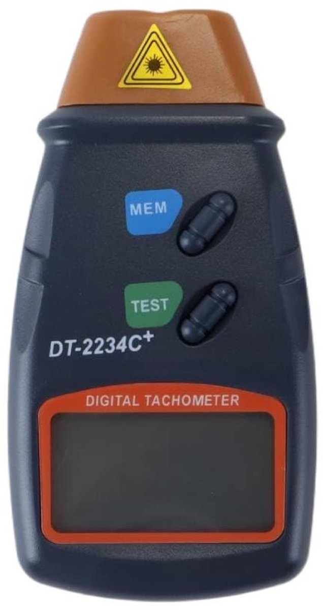 Dailygoody - Digitale Laser Tachometer - Contactloze RPM Meter met Groot LED Display