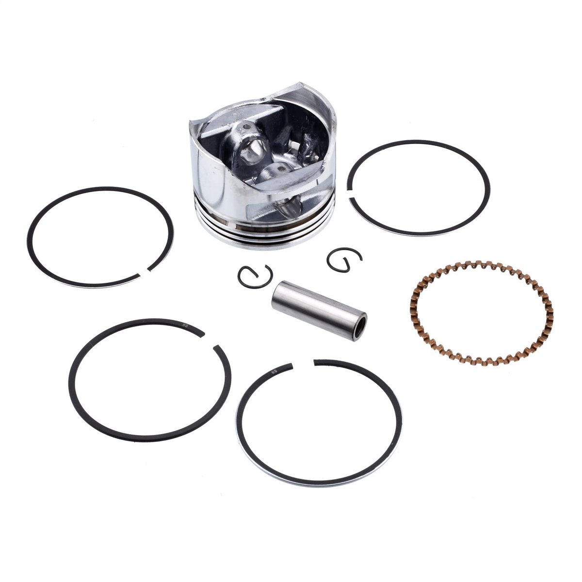 Dailygoody - Zuigerpen Ringen Kit - Vervangingsonderdelen - 39 mm - Voor 4-Takt Benzinemotoren - Geschikt voor Honda GX35 - Inclusief accessoires