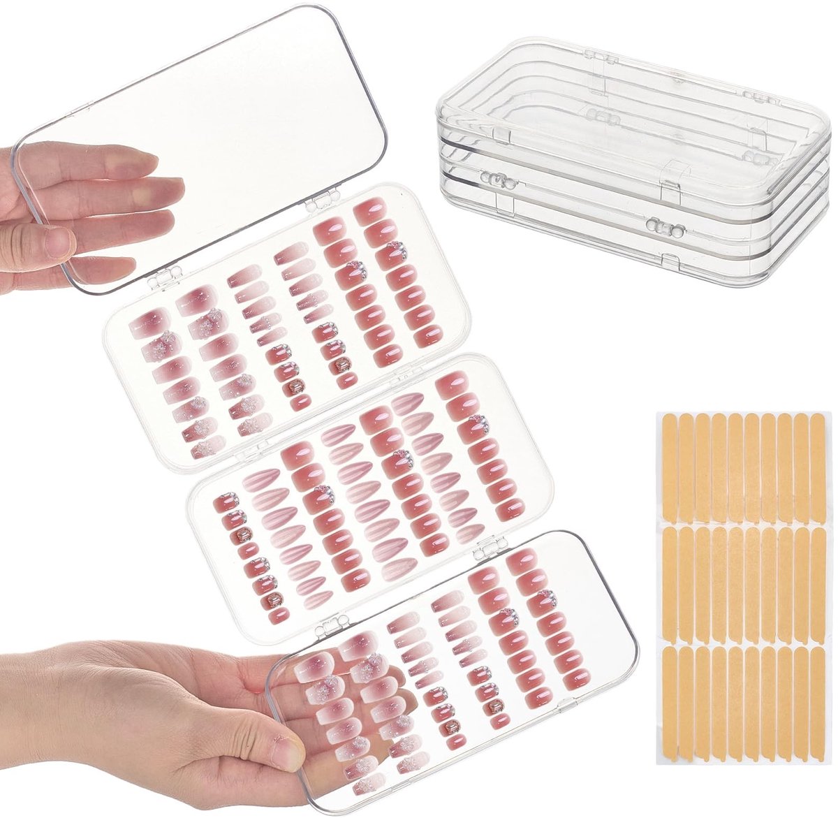NICENEEDED Verplaatsbare Organizer voor Nepnagels - Ideaal voor Buiten en Tuin