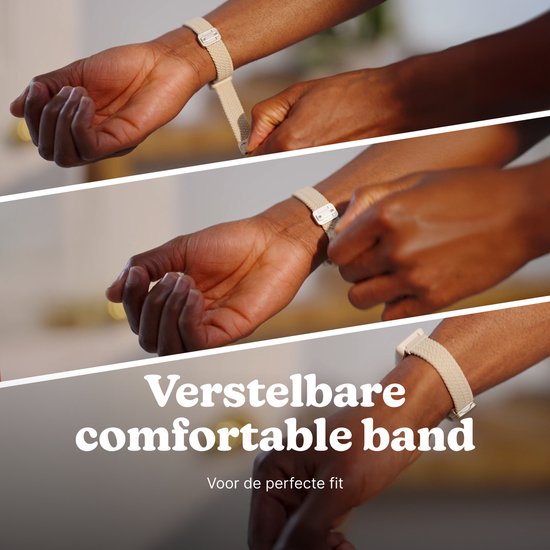 HoMedics Wakeband Trillingsalarm Armband Wekker - 9 Alarm en Vibratie Instellingen - Stille Trilwekker - Vibratiealarm - App - 68 uur Batterijduur - Zwart