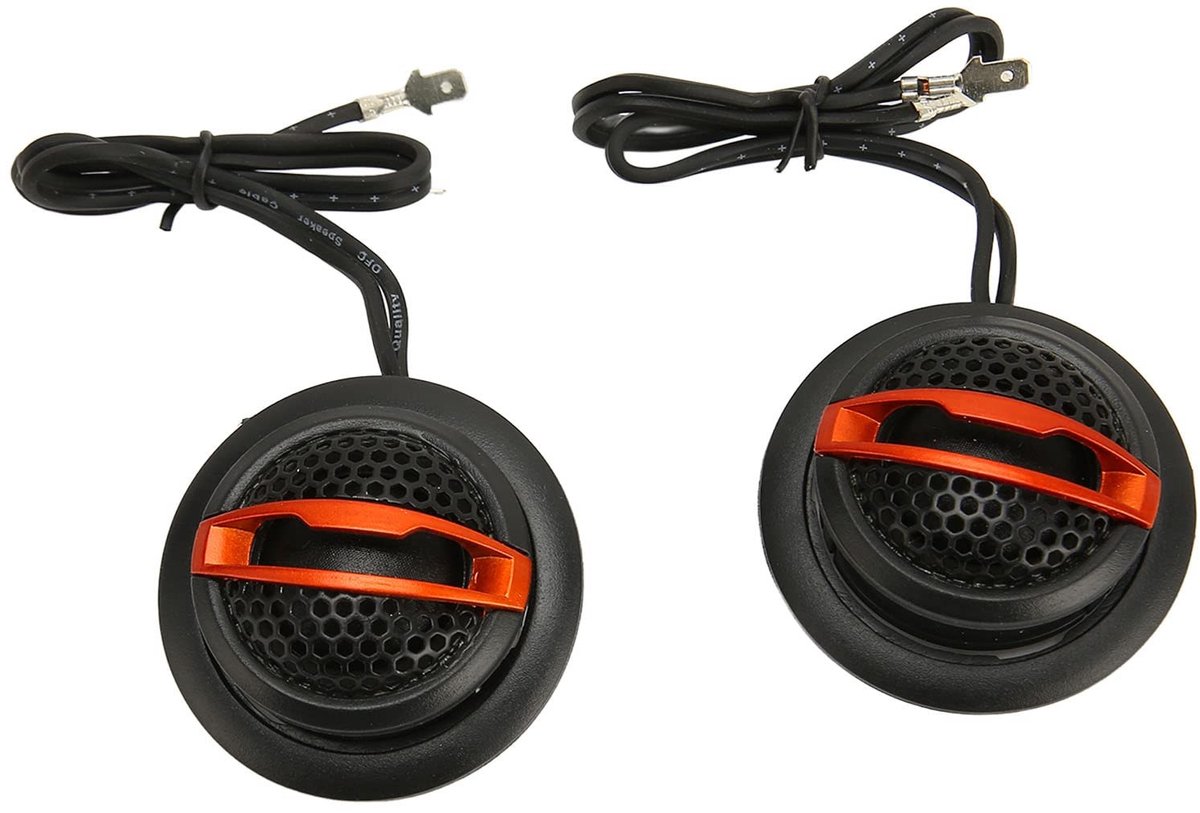 Dailygoody - Car Tweeters - 2 - Uitstekende geluidskwaliteit - 1.57 inch - Bas en hoge tonen - Ideaal voor autoradio's - Geschikt voor 2-kanaals s...