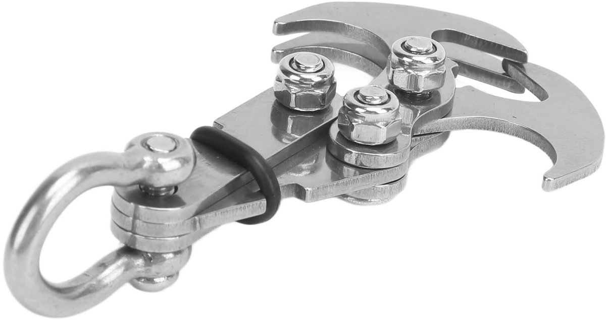 Dailygoody - Grappling Hook - Grijphaak - Voor Outdoor Bergbeklimmen - Multifunctioneel - Voor Klimmen en Camping - Lichtgewicht en Duurzaam